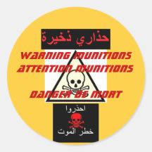 AUTOCOLLANT POUR MUNTIONS D'ARME