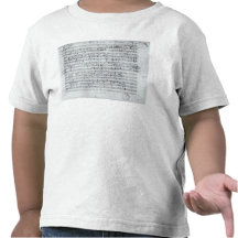 Autograph score for the lied 'Des Sangers Habe' Shirts