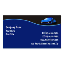 Automotive Business Cards
