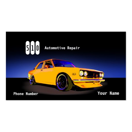 Automotive Repair Business Card Templates