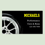 Automotive Tires and Rim Sales business cards
