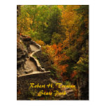 Autumn at Treman State Park Post Card