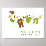 Autumn Baby Shower Sign Print