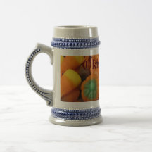 Autumn Candy Corn "Oktoberfest" Stein Coffee Mug