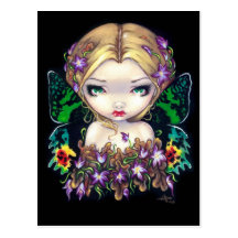 "Autumn Crocus Fairy" Postcard