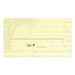 Autumn Dancing Blooms Seating Cards Business Card