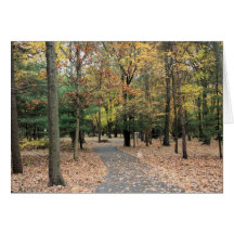 autumn day greeting card