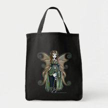 "Autumn" Gothic Nature Fairy Art Canvas Bags