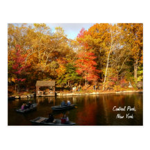 Autumn in Central Park (colour) Postcards