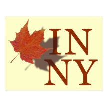 Autumn in New York Postcard