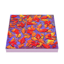 Autumn Leaves 12 x 12 inch Canvas Art Print Stretched Canvas Prints