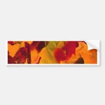 AUTUMN LEAVES BUMPER STICKER