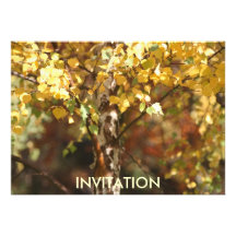 Autumn Leaves  INVITATION