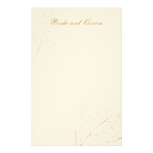 Autumn Oak Leaf Wedding Stationery