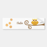 Autumn Owl Bumper Stickers