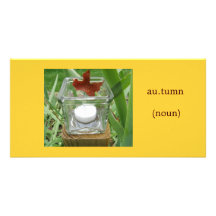 Autumn Photo Card Template