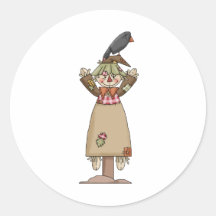 Autumn Scarecrows · Scarecrow 11 Sticker