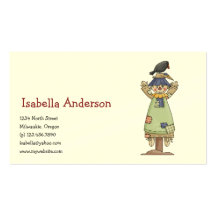 Autumn Scarecrows · Scarecrow 7 Business Card