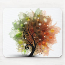 Autumn Tree Mousepads