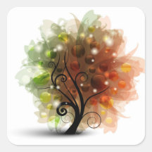 Autumn Tree Stickers
