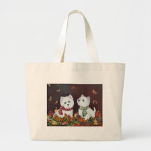Autumn Westies Bags