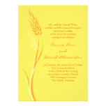 Autumn Wheat Wedding Invitation