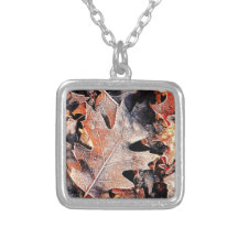 Autumn winter Leafs natural natural  Green Trees E Pendants