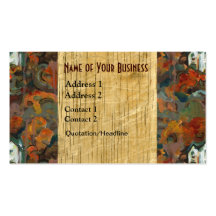 Autumn Wood Business Card Templates