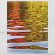 autumnal reflections flyer design