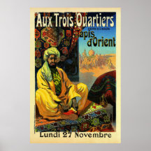 Aux Trois Quarters/Tapis d'Orient ~(1899). Print