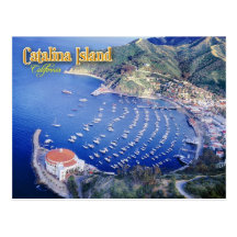 Avalon Bay, Catalina Island, California Postcards