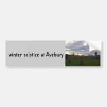 Avebury Solstice Bumper Sticker