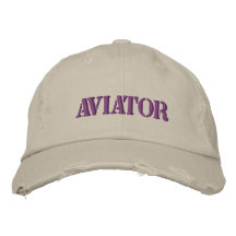 Aviator Embroidered Baseball Cap