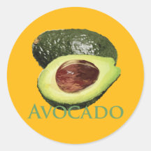 Avocado and Half Stickers
