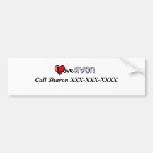 AVON Bumper Sticker