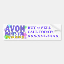 Avon Wants you Bumper Stickers