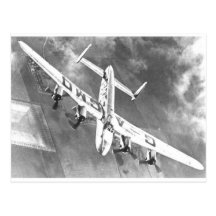 Avro Lancastrian Post Card