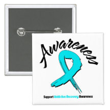 AWARENESS Addiction Recovery Pins