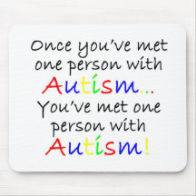 Awareness tee One Person Mousepad
