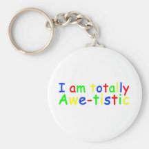 Awareness Tee Totally Autistic Keychains