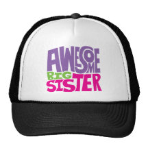 AWESOME BIG SISTER MESH HATS