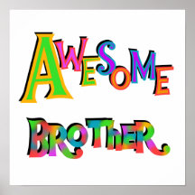 Awesome Brother T-shirts and Gifts Print