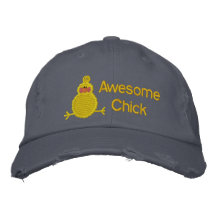 Awesome Chick Hat Baseball Cap