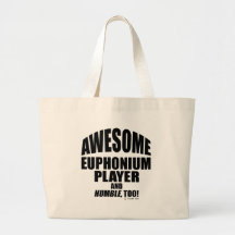 Awesome Euphonium Player Tote Bag