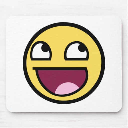 Awesome Face - Im Awesome Mousepads