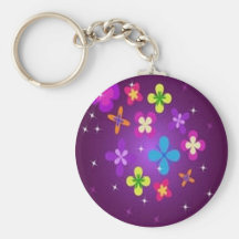 Awesome floral design keychains