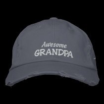 Awesome GRANDPA-Father's Day OR Birthday embroidered hats