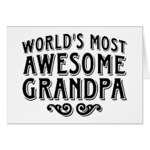 Awesome Grandpa Greeting Card
