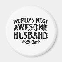 Awesome Husband Fridge Magnets