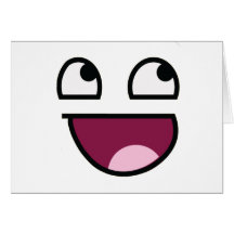 Awesome Lulz Smiley Face Cards
